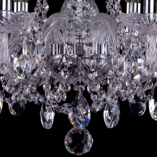 Подвесная люстра Bohemia Ivele Crystal 1402 1402/6/160/Ni