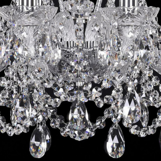 Подвесная люстра Bohemia Ivele Crystal 1411 1411/8/160/Ni