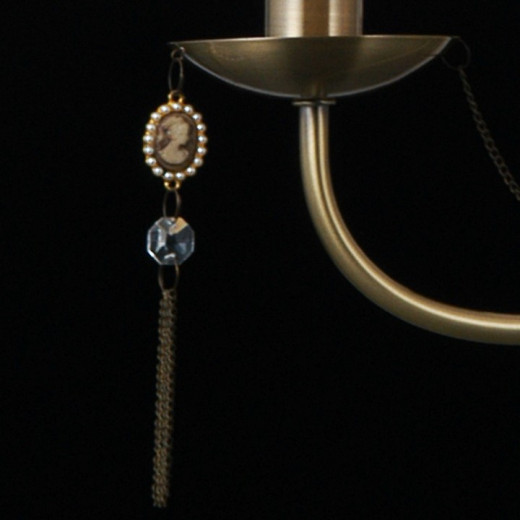 Подвесная люстра ILLUMICO IL0023 IL0023-3PSQ-24 AB CASTOR