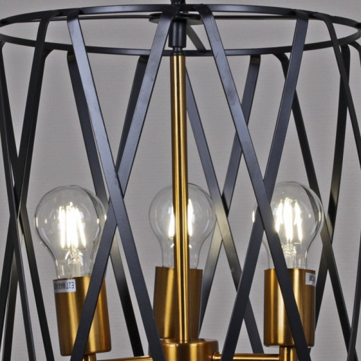 Подвесной светильник ILLUMICO  IL1023-3PB-05 BK GD