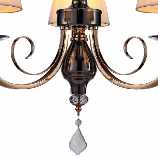 Подвесная люстра ILLUMICO  IL5272-3P-27 BK GD