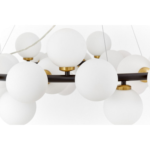 Подвесная люстра LUMINA DECO MARSIADA LDP 6033-40 BK+MD