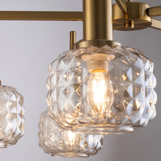 Люстра на штанге Freya Fero FR5366CL-05BS