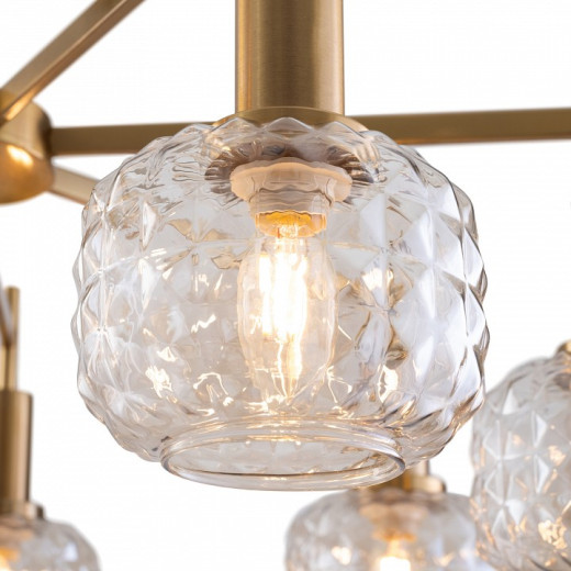 Люстра на штанге Freya Fero FR5366CL-07BS