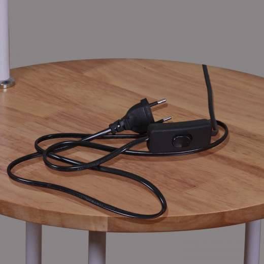 Стол журнальный с торшером 02226-0.6-01 WH