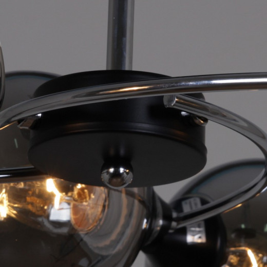 Люстра на штанге 02288-0.3-06 BK+CH