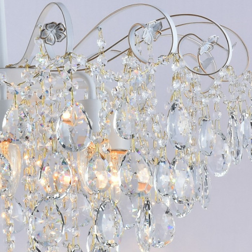 Люстра на штанге 04055-0.3-07 WH+GOLD PN