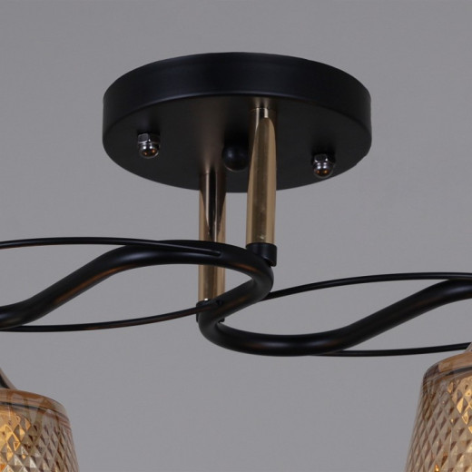 Светильник на штанге 06087-0.3-02 BK+FG