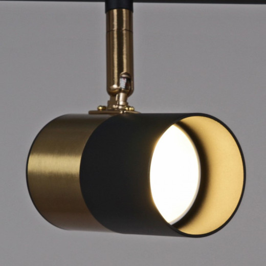 Спот 06664-0.8-03 BK+COP GU10