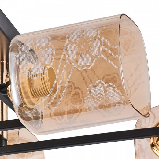 Потолочная люстра 72108-0.3-06 BK+FGD