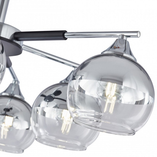 Люстра на штанге Arte Milano Napoli-9354 339354/6 CR+BK