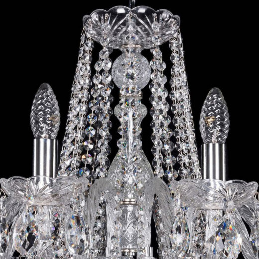 Подвесная люстра Bohemia Ivele Crystal 1402 1402/12/300/Ni