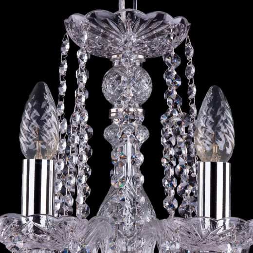 Подвесная люстра Bohemia Ivele Crystal 1402 1402/8/160/Ni
