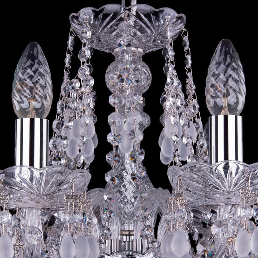 Подвесная люстра Bohemia Ivele Crystal 1410 1410/8/195/Ni/V0300