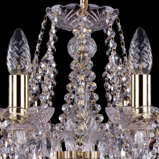 Подвесная люстра Bohemia Ivele Crystal 1413 1413/8/200/G