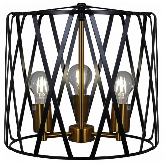 Подвесной светильник ILLUMICO  IL1023-3PB-05 BK GD