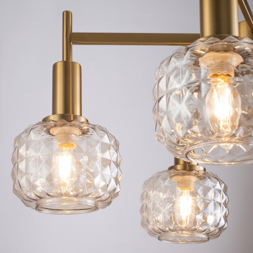 Люстра на штанге Freya Fero FR5366CL-05BS