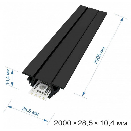 Короб накладной Apeyron Electrics  08-03-Ч