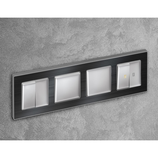 Клавиши для выключателя двухклавишного Ambrella Volt Quant AP4030