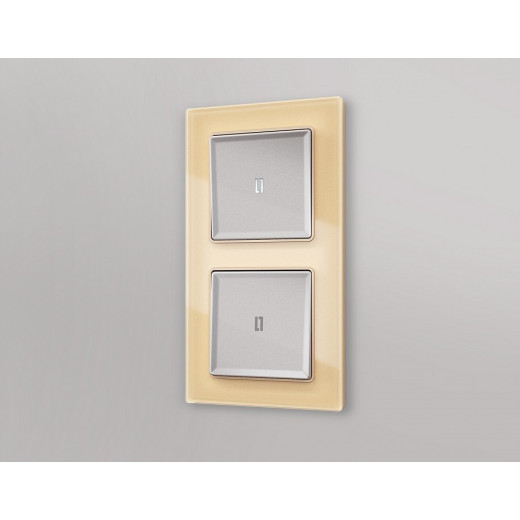 Клавиша для выключателя одноклавишного c подсветкой Ambrella Volt Quant AP5020