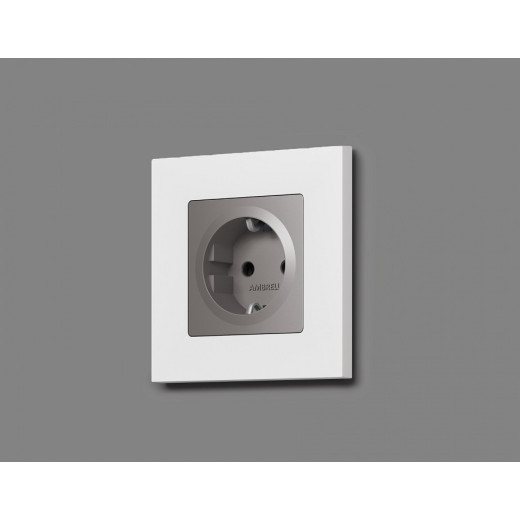 Накладка для розетки с заземлением Ambrella Volt Quant AP5060