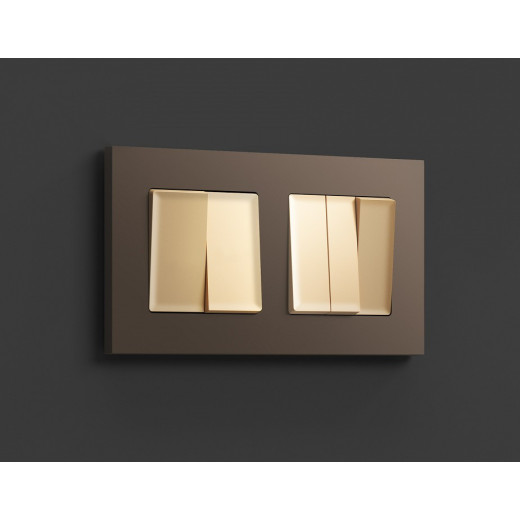 Клавиши для выключателя двухклавишного Ambrella Volt Quant AP6030