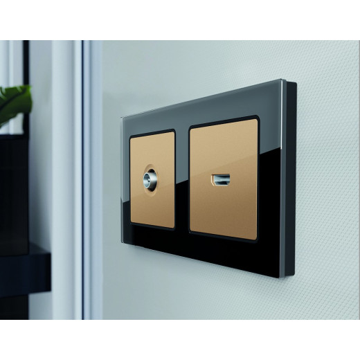 Накладка для розетки HDMI Ambrella Volt Quant AP6140