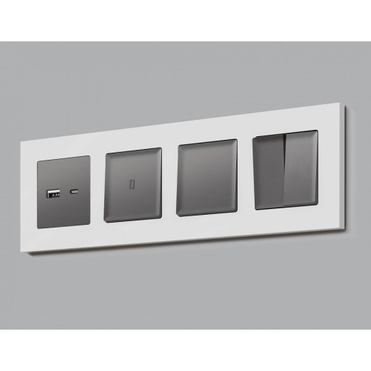 Клавиши для выключателя двухклавишного Ambrella Volt Quant AP6530