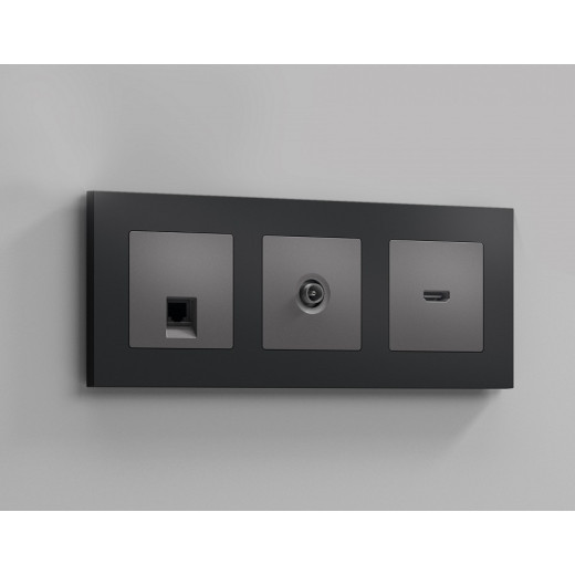 Накладка для розетки HDMI Ambrella Volt Quant AP6640