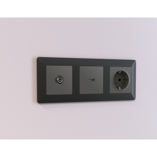 Накладка для розетки HDMI Ambrella Volt Quant AP9140