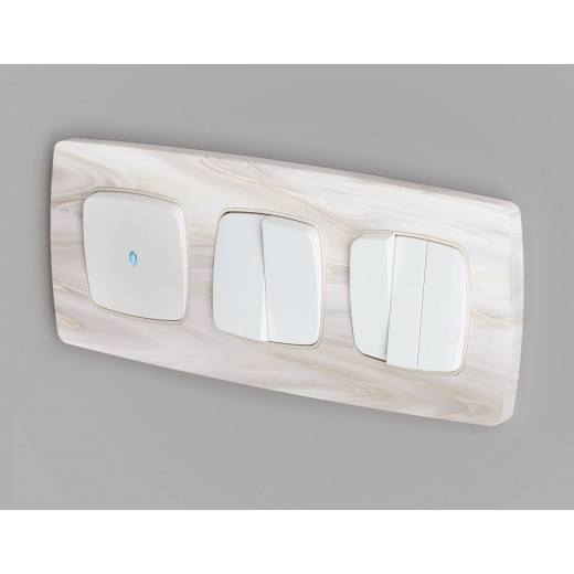 Клавиша для выключателя одноклавишного c подсветкой Ambrella Volt Quant OP1220