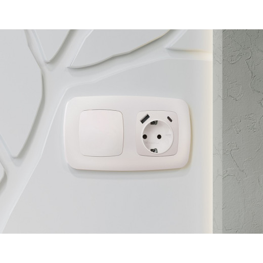 Заглушка для поста с рамкой Ambrella Volt Quant OP2160