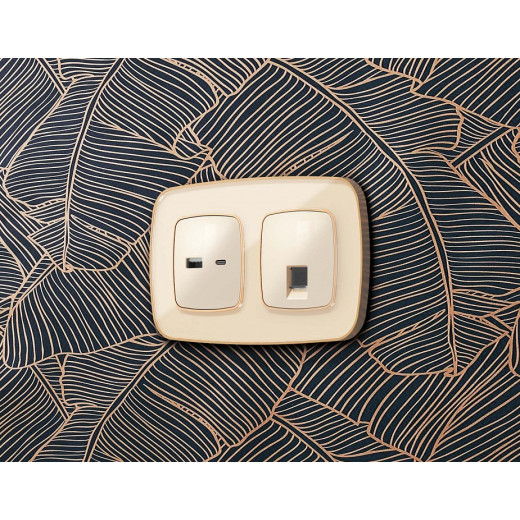 Накладка для розетки type A и C Ambrella Volt Quant OP3110