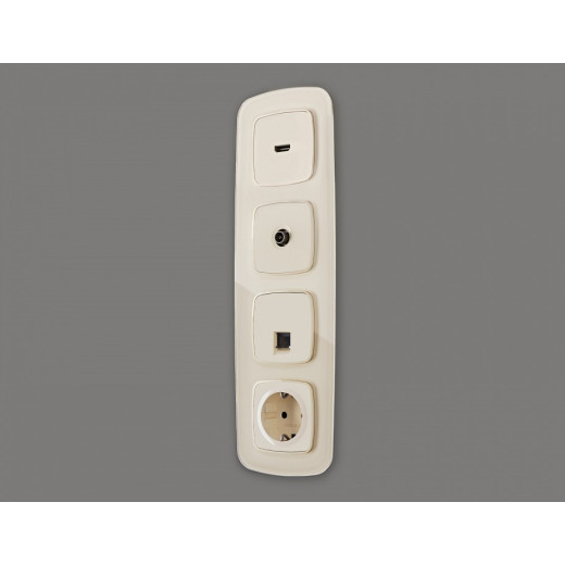 Накладка для розетки HDMI Ambrella Volt Quant OP3140