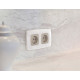 Накладка для розетки с заземлением Ambrella Volt Quant OP3660