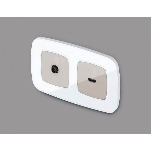 Накладка для розетки HDMI Ambrella Volt Quant OP3740