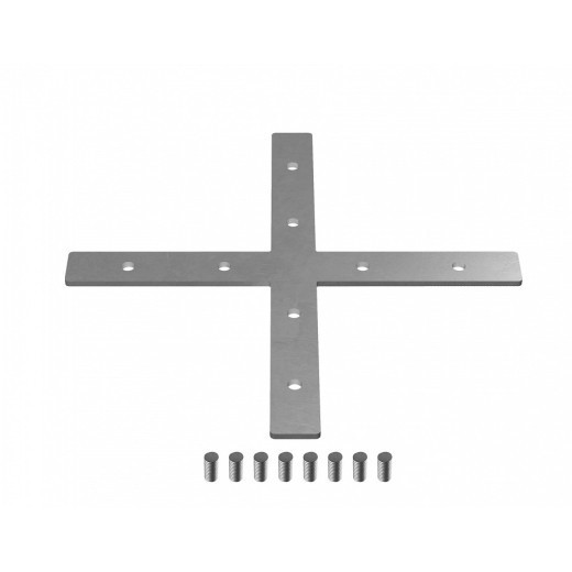 Соединитель угловой X-образный накладной Ambrella Light Profile System GP GP8057