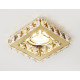 Встраиваемый светильник Ambrella Light Crystal K110 K110 CL/G