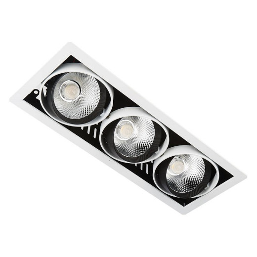 Встраиваемый светильник Ambrella Light Classic T81 T813 BK/CH 3*12W 4200K