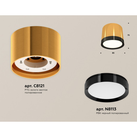 Накладной светильник Ambrella Light XS XS8121001
