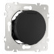 Розетка влагозащищенная с заземлением и со шторкой с крышкой Arte Milano am-202 202.41-1.black