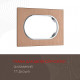 Рамка для двойной розетки Arte Milano am-502.11 502.11-double.brown