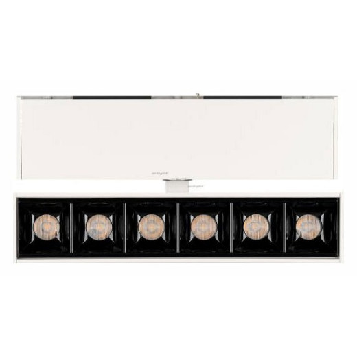 Светильник на штанге Arlight MAG-LASER-FOLD-45-S160-6W Warm3000 (WH, 15 deg, 24V) 026968