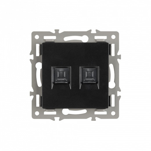 Розетка двойная RJ-12 и Ethernet RJ-45, без рамки Arlight SCT 045337