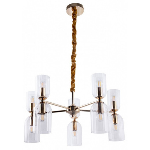 Подвесная люстра Arte Lamp Charm A1623LM-10GO