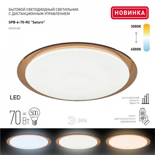 Накладной светильник Эра Классик SPB-6-70-RC Saturn (B)