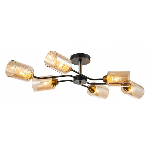 Люстра на штанге Escada Vertigo 1131/6P Black/Gold