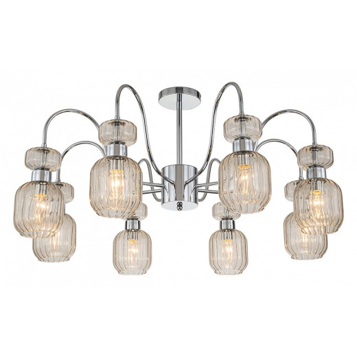 Люстра на штанге Escada Gloss 1141/8PL Chrome/Beige