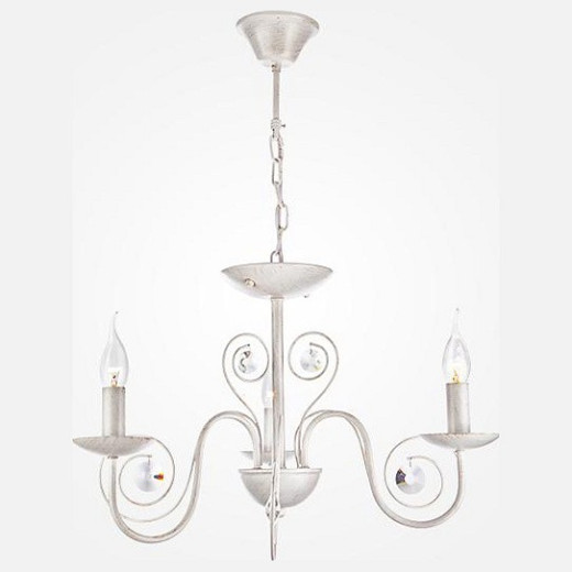 Подвесная люстра Eurosvet Tomas 60018/3 белый с золотом