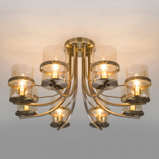 Потолочная люстра Eurosvet Coppa 60085/8 античная бронза